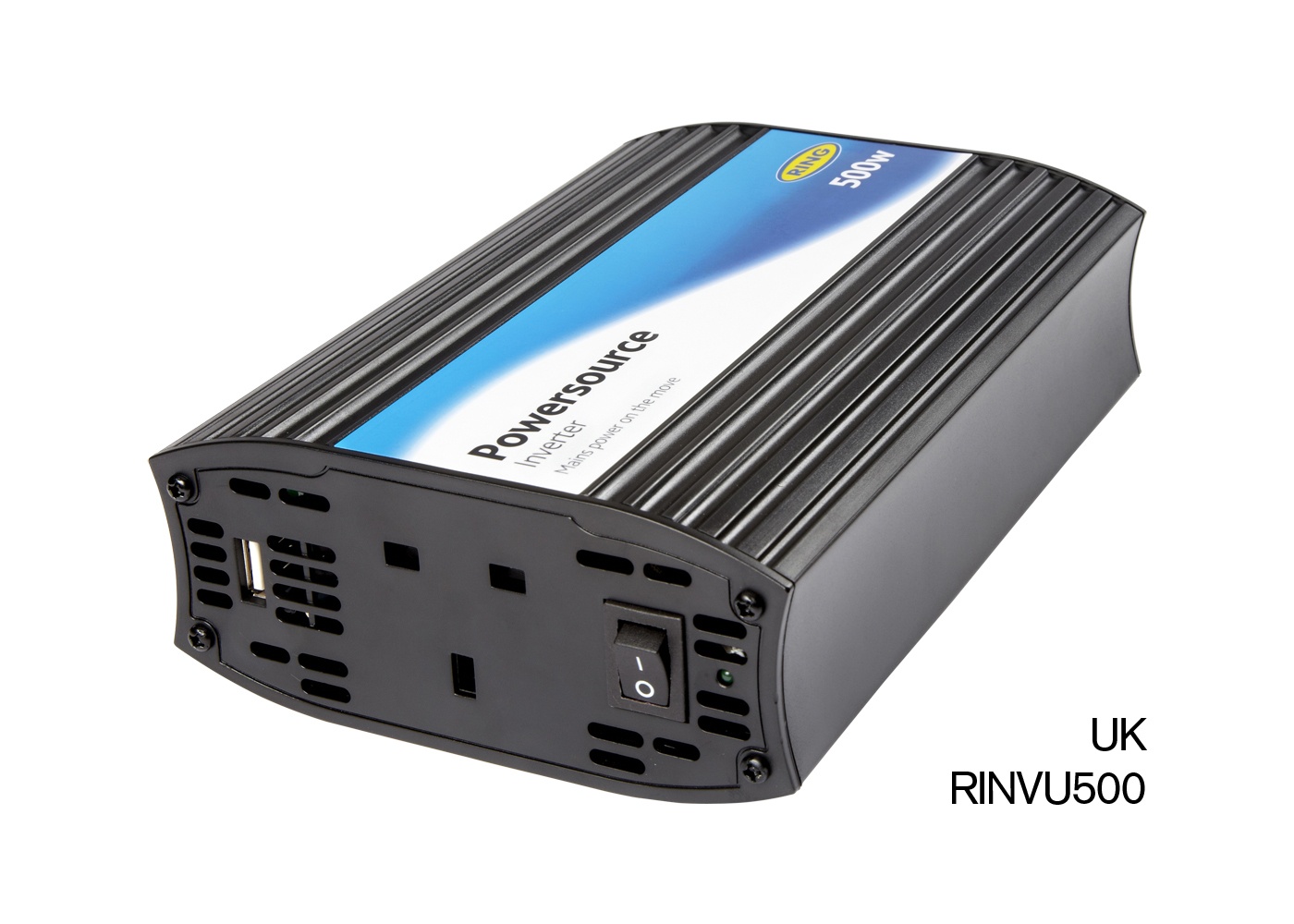 RINVU500 UK PowerSource 500W compact inverter